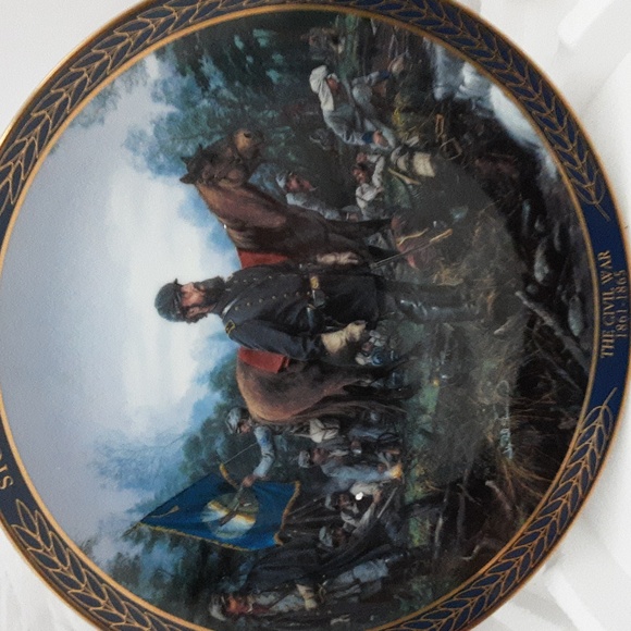 1994 Bradford Exchange Gallent Men of the Civil War Stonewall Jackson Plate - Picture 9 of 9